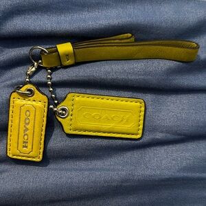 Vintage Coach Lime hang tags